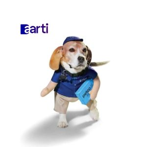 Lindo disfraz de transportador para perros y gatos M