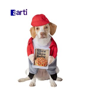 Disfraz de entrega de pizza para perro gato Talla S y M