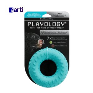 JUGUETE PARA MASCOTA CON AROMA A MANTEQUILLA DE MANÍ - PLAYOLOGY L