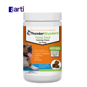 Masticables Calmantes De Cáñamo Para Perros Thunderwunders® x60 masticables