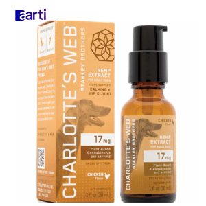 Charlotte Wrb Gotas de CBD sabor pollo para perros, 1 oz