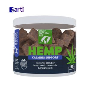 MASTICABLES CALMANTES DE CÁÑAMO NATURAL PARA PERROS x60