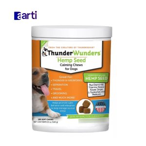 Masticables Calmantes De Cáñamo Para Perros Thunderwunders® x180 masticables