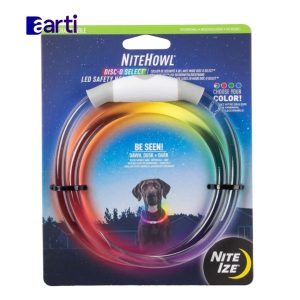 NiteHowl - Collar de seguridad LED universal, reutilizable, para perros