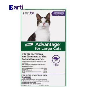 Prevención de pulgas y garrapatas Elanco Advantage para gatos grandes