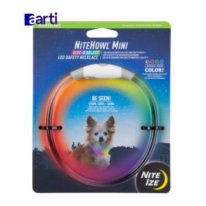 NiteHowl - Mini collar de seguridad recargable LED para perros