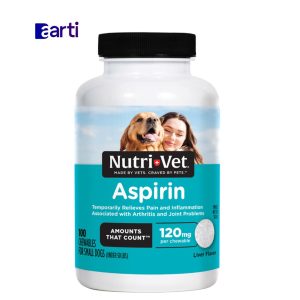 Aspirina Nutri-Vet para perros pequeños 100 tabletas