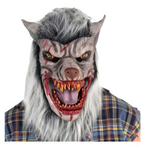 Máscara de lujo de hombre lobo