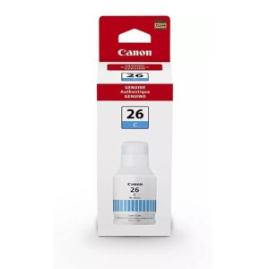 Botella de Tinta Canon GI 26 Cian Original