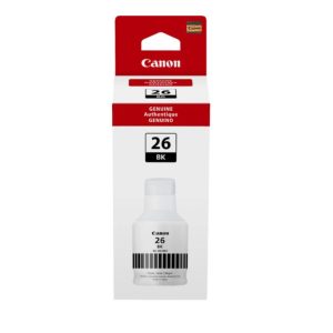 Botella de Tinta Canon GI 26 Black Original 167ml