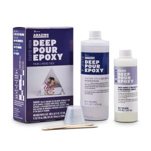 Kit de epoxi de alto brillo de vertido profundo de 16 oz de Alumilite