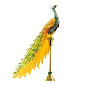 Metal Earth Kit de modelo de metal 3D en color de pavo Real