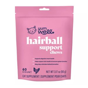 Masticables blandos para el tratamiento de bolas de pelo de gato YumWell™