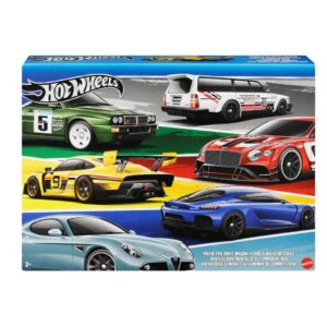 Hot Wheels Car Culture Premium - Paquete de 6 vehículos de estilo europeo